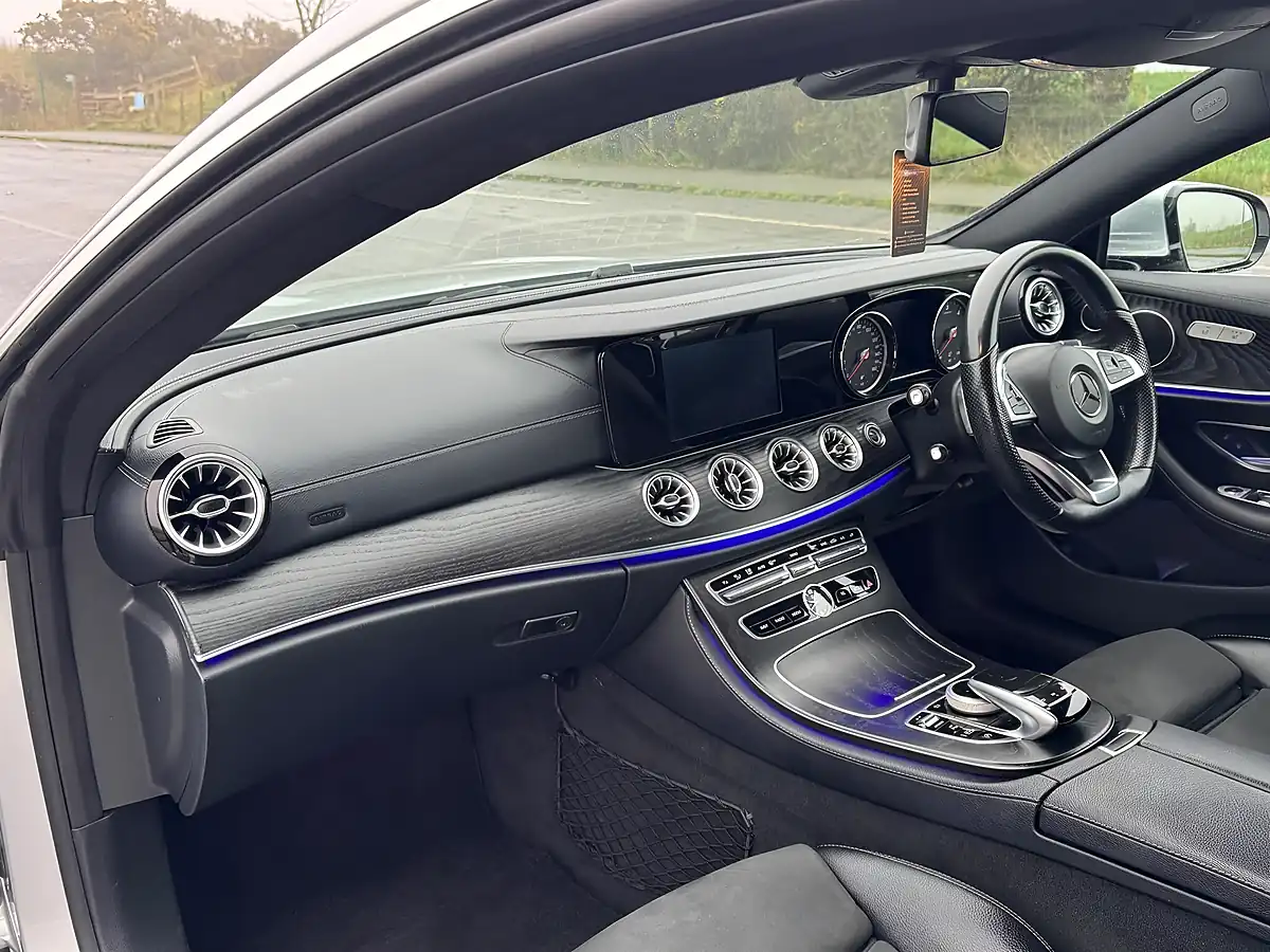 Used 2017 Mercedes E220 AMG Line Silver - Interior and Exterior details 13