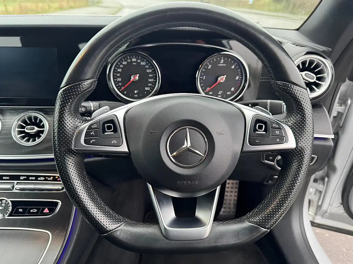 Used 2017 Mercedes E220 AMG Line Silver - Interior and Exterior details 14