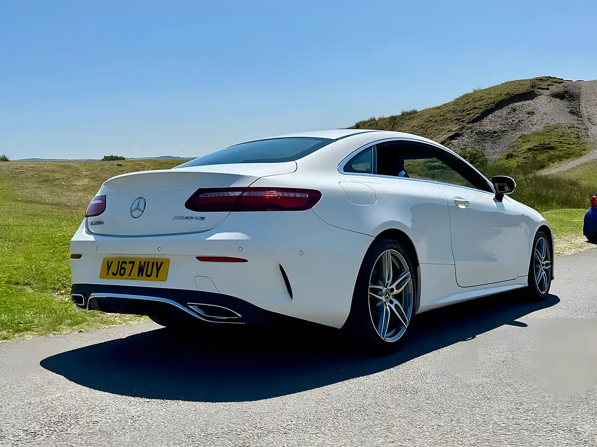 Used 2017 Mercedes E220 AMG Line White - Interior and Exterior details 10