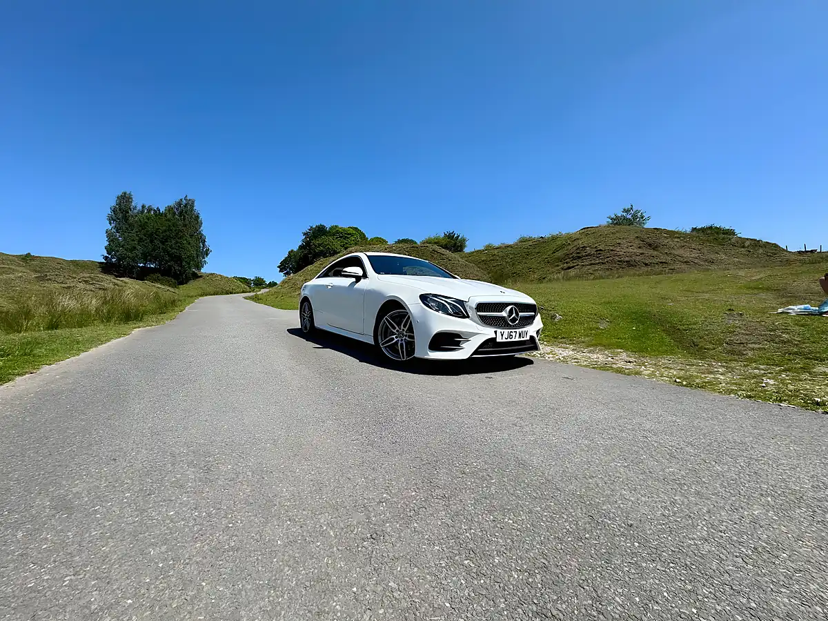 Used 2017 Mercedes E220 AMG Line White - Interior and Exterior details 11