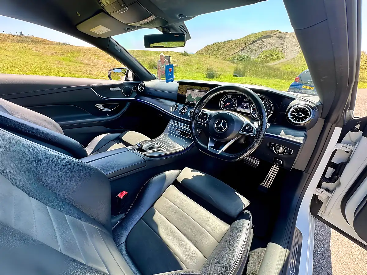 Used 2017 Mercedes E220 AMG Line White - Interior and Exterior details 15