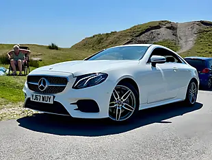 Used 2017 Mercedes E220 AMG Line White - Interior and Exterior details 4