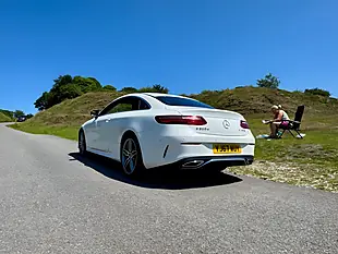 Used 2017 Mercedes E220 AMG Line White - Interior and Exterior details 5