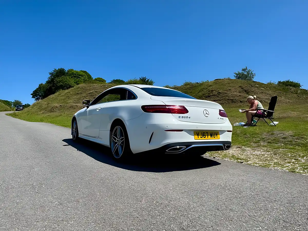 Used 2017 Mercedes E220 AMG Line White - Interior and Exterior details 5