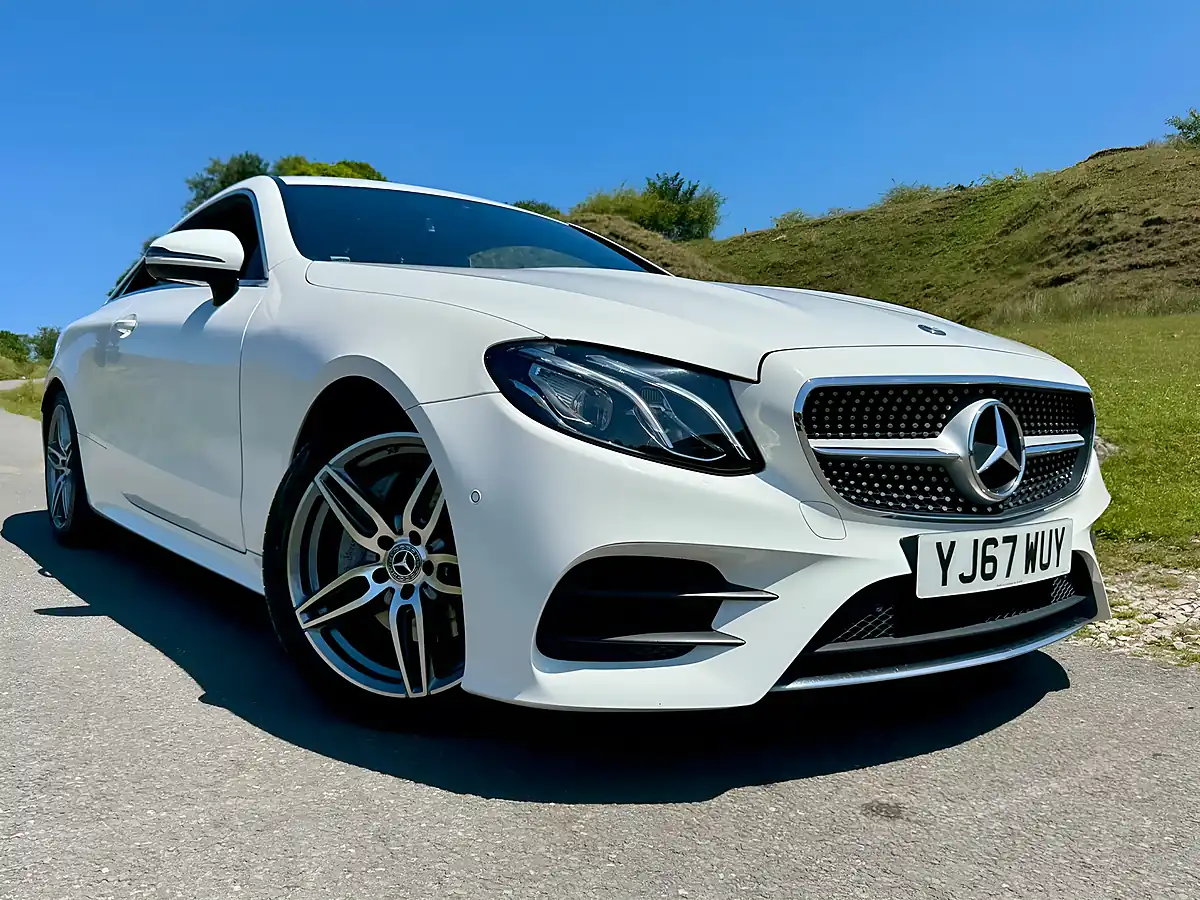 Used 2017 Mercedes E220 AMG Line White - Interior and Exterior details 8