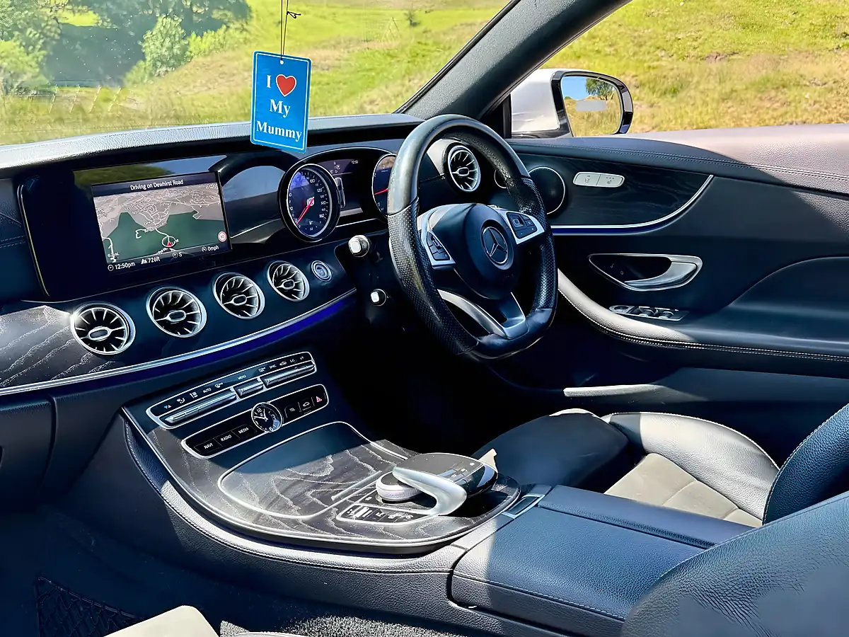 Used 2017 Mercedes E220 AMG Line White - Interior and Exterior details 9