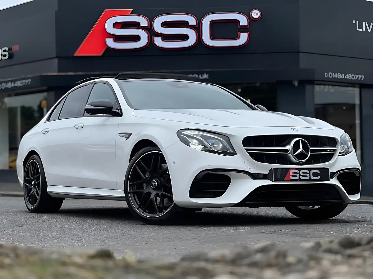 Used 2017 Mercedes E63 Premium White - Front View
