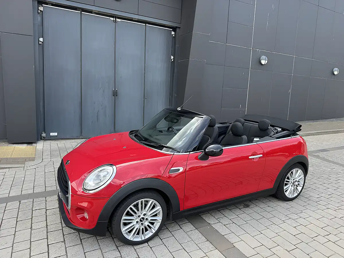 Used 2017 MINI Convertible Cooper Red - Front View