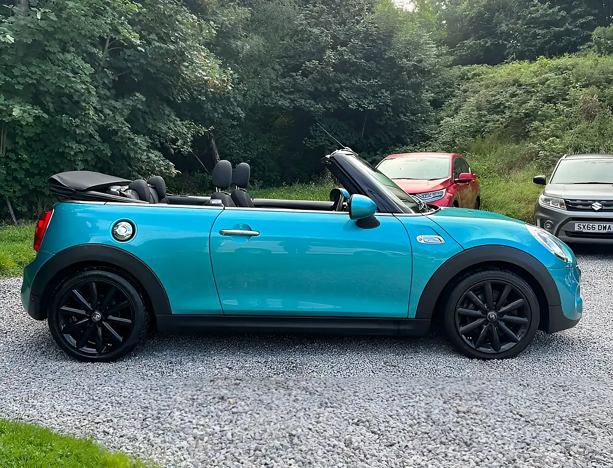 Used 2017 MINI Convertible Cooper S Caribbean Aqua - Interior and Exterior details 11