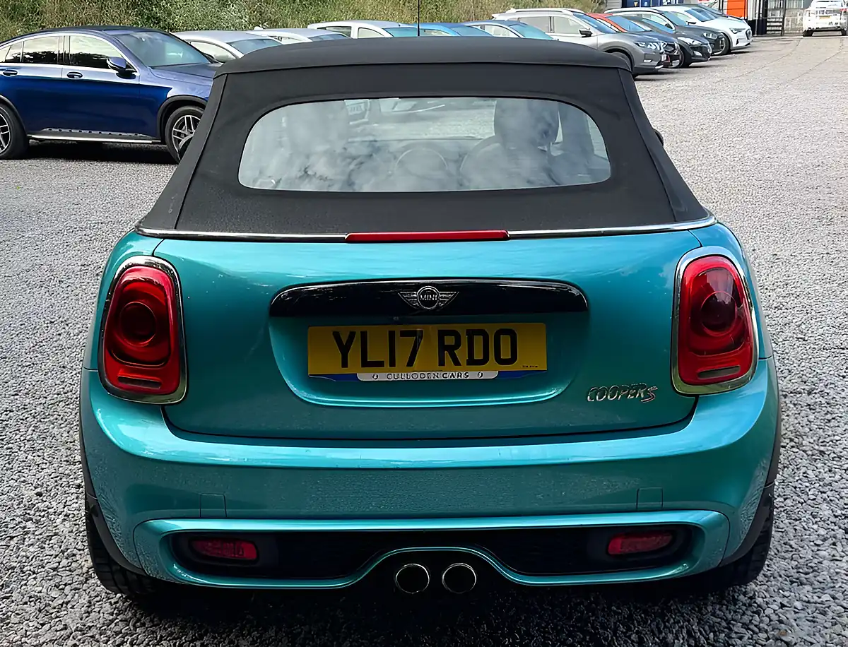 Used 2017 MINI Convertible Cooper S Caribbean Aqua - Interior and Exterior details 4