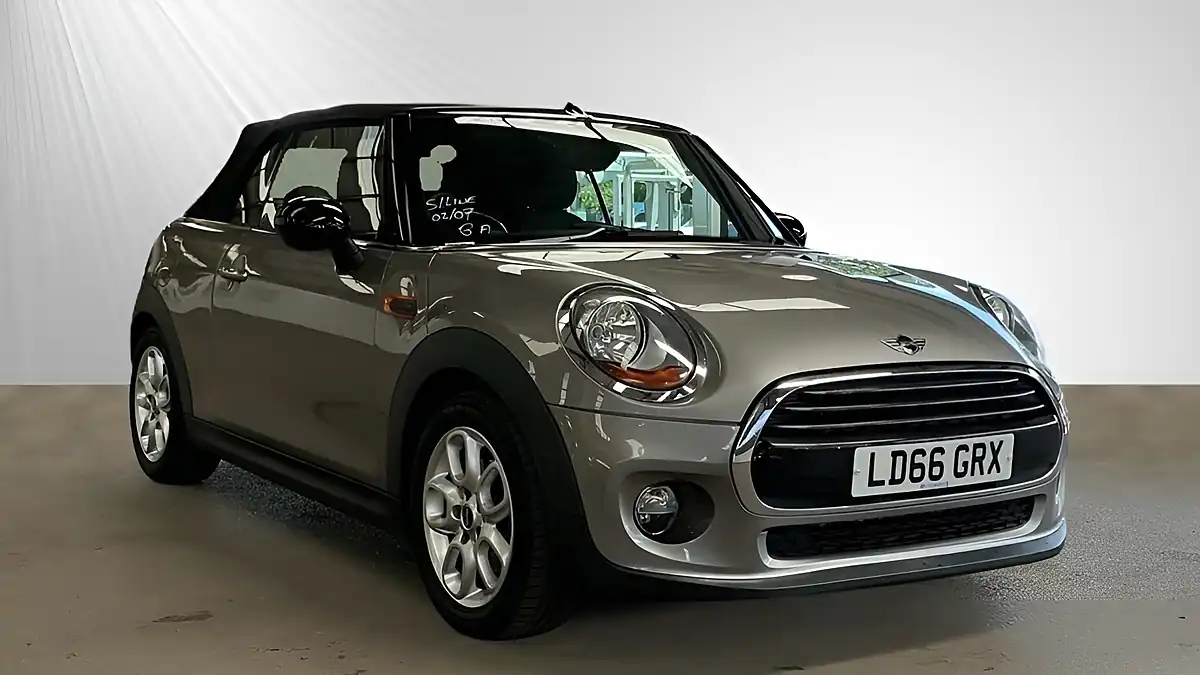 Used 2017 MINI Convertible Cooper Silver - Front View
