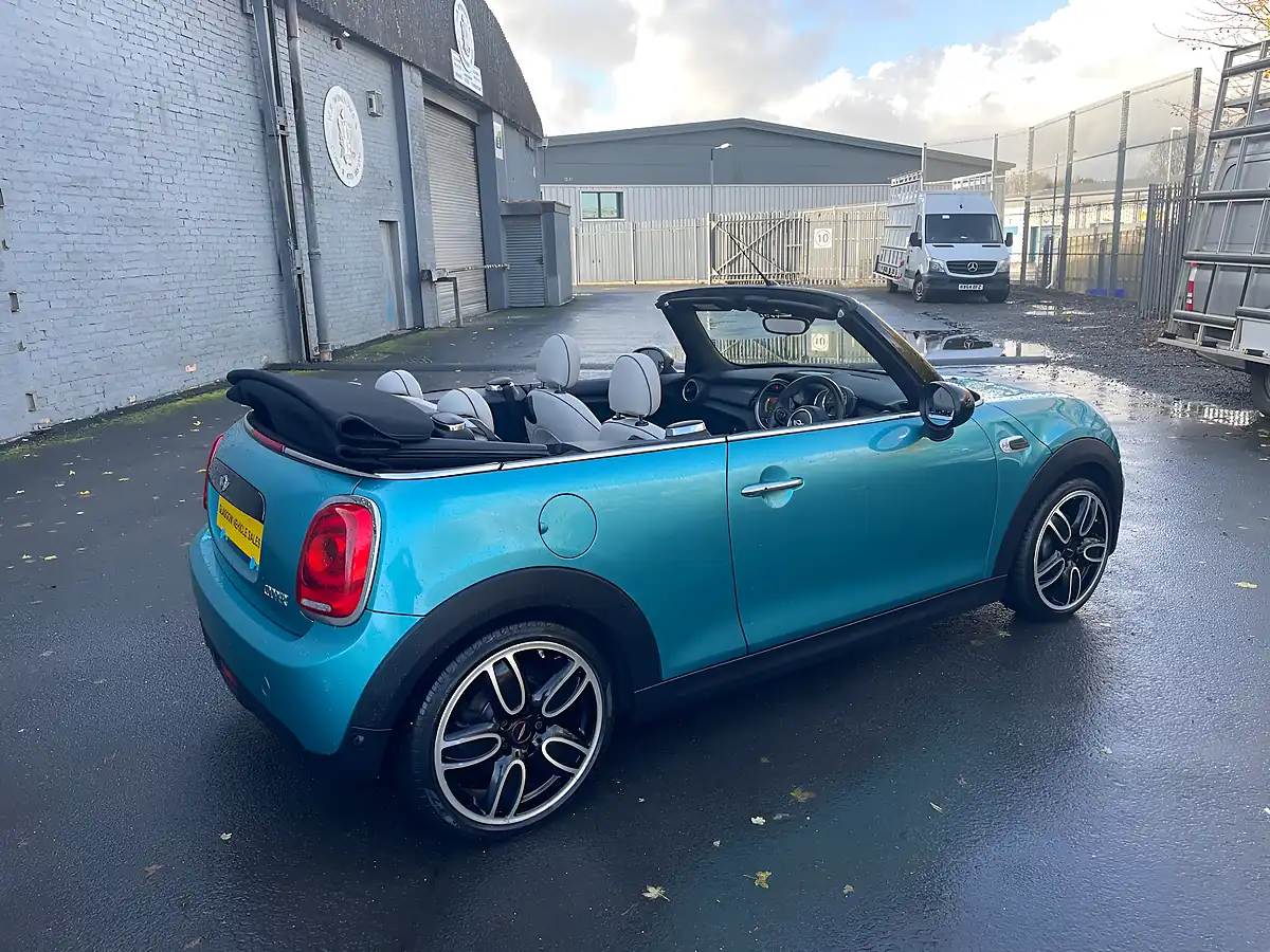 Used 2017 MINI Convertible Cooper Turquoise - Interior and Exterior details 17