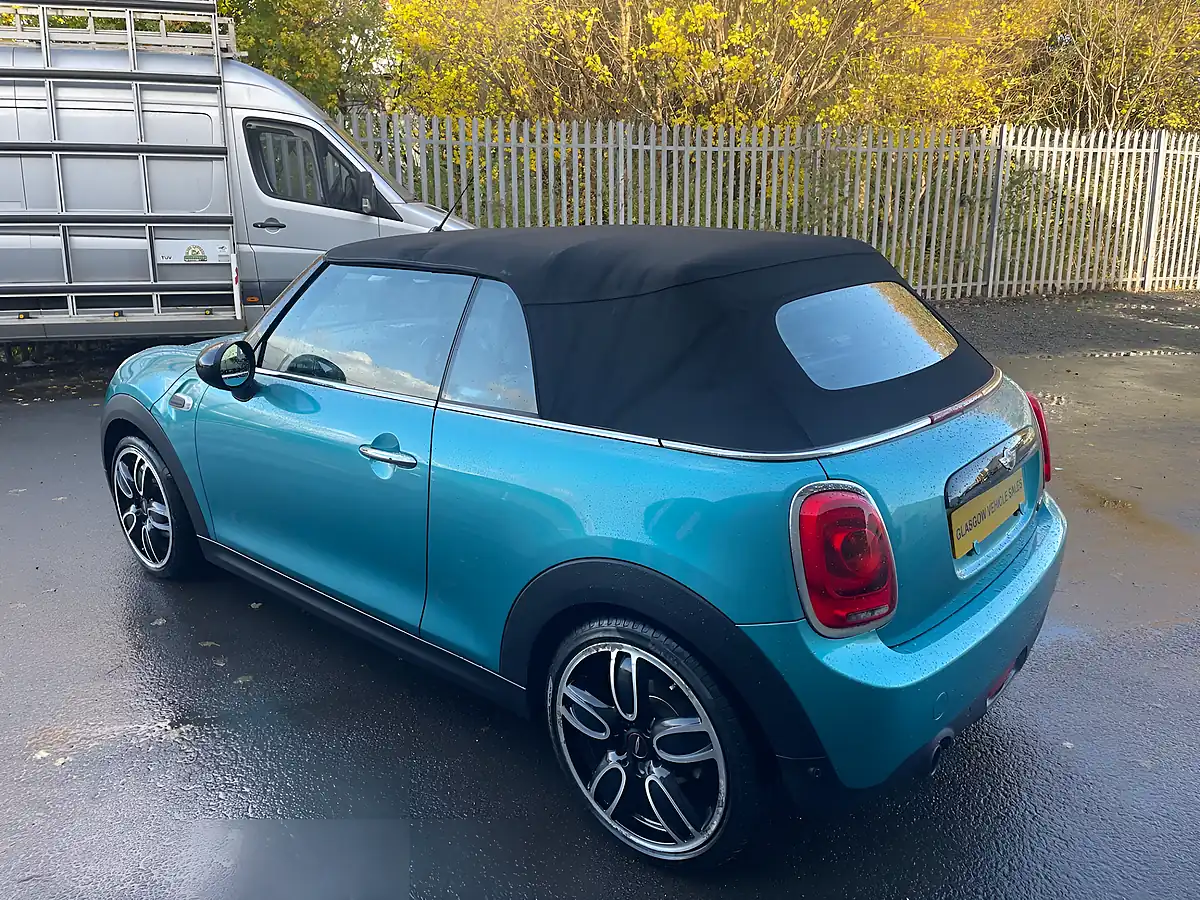 Used 2017 MINI Convertible Cooper Turquoise - Interior and Exterior details 3