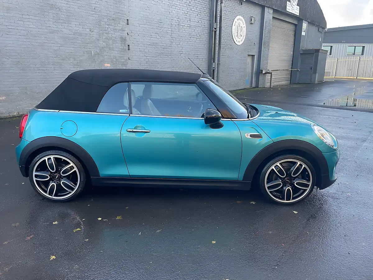 Used 2017 MINI Convertible Cooper Turquoise - Interior and Exterior details 4