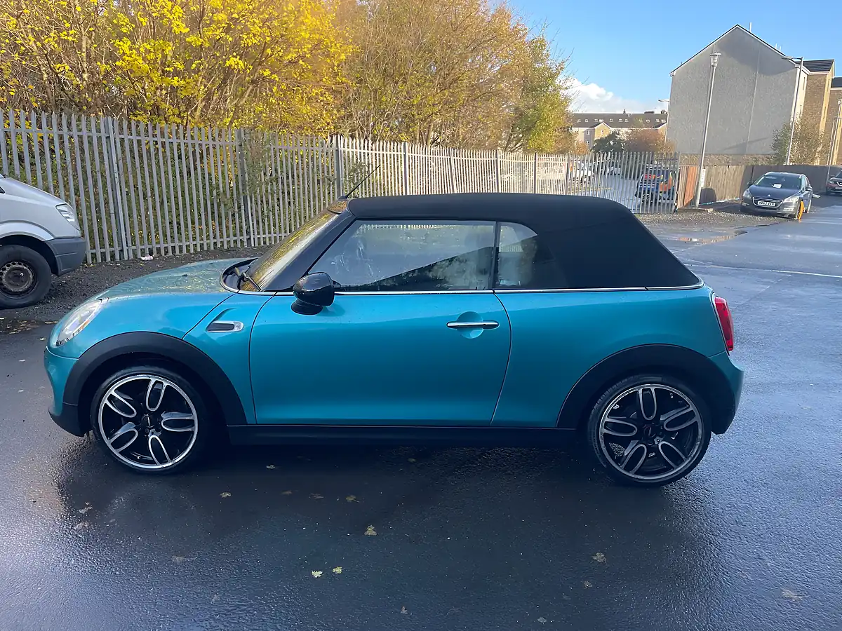 Used 2017 MINI Convertible Cooper Turquoise - Interior and Exterior details 6