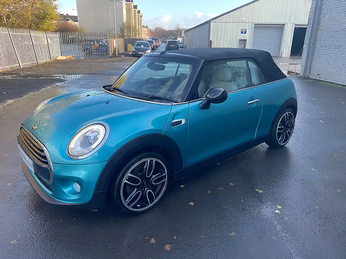 Used 2017 MINI Convertible Cooper Turquoise - Interior and Exterior details 9