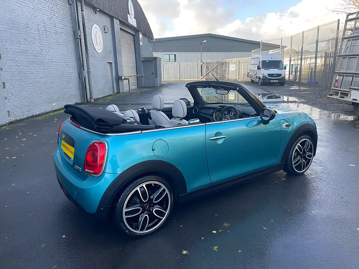 Used 2017 MINI Convertible Cooper Turquoise - Interior and Exterior details 16