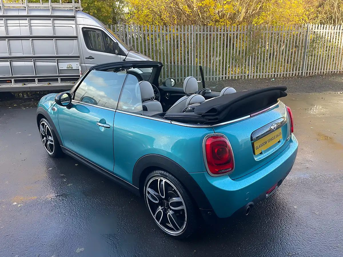 Used 2017 MINI Convertible Cooper Turquoise - Interior and Exterior details 18