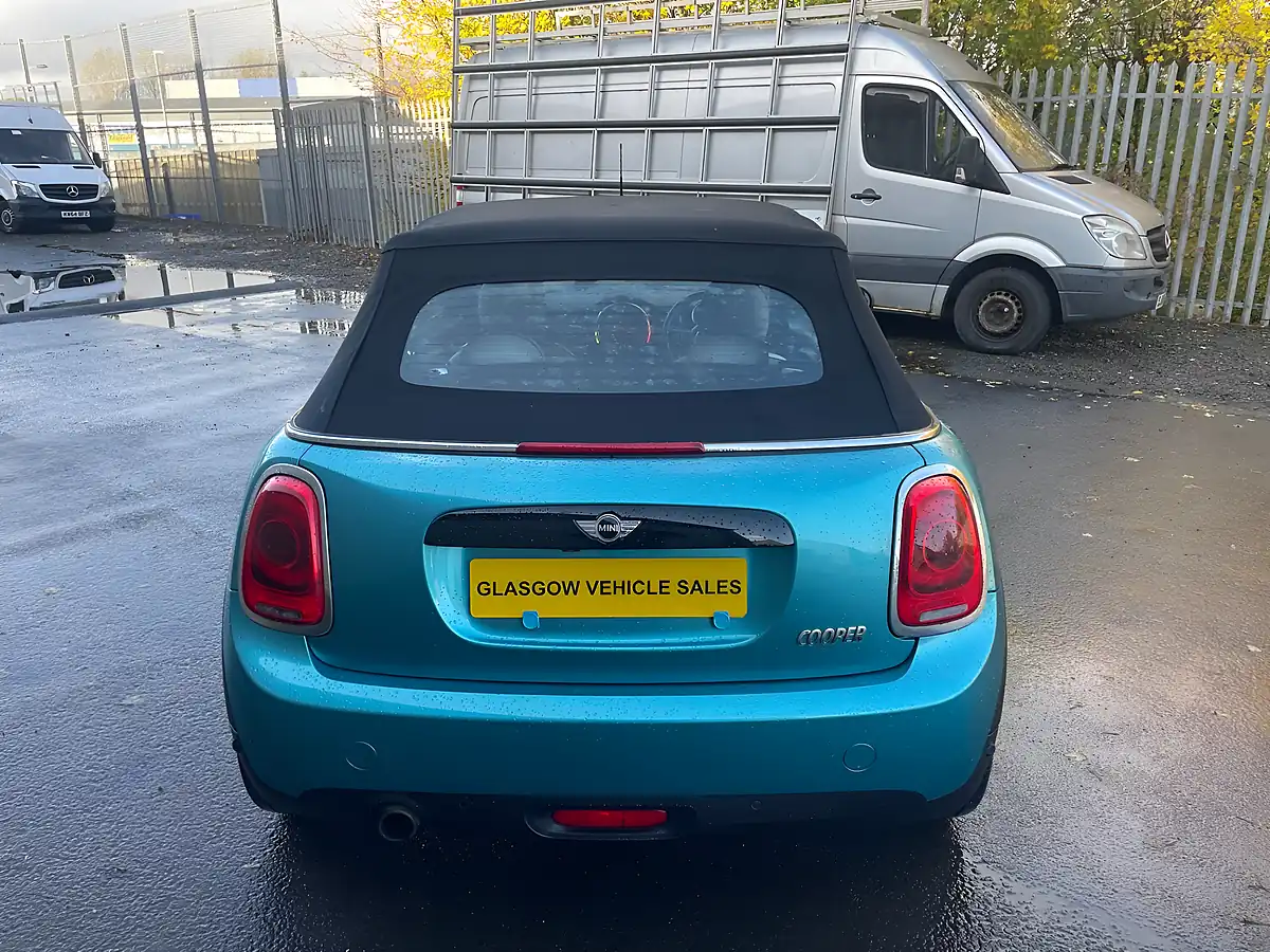 Used 2017 MINI Convertible Cooper Turquoise - Interior and Exterior details 8