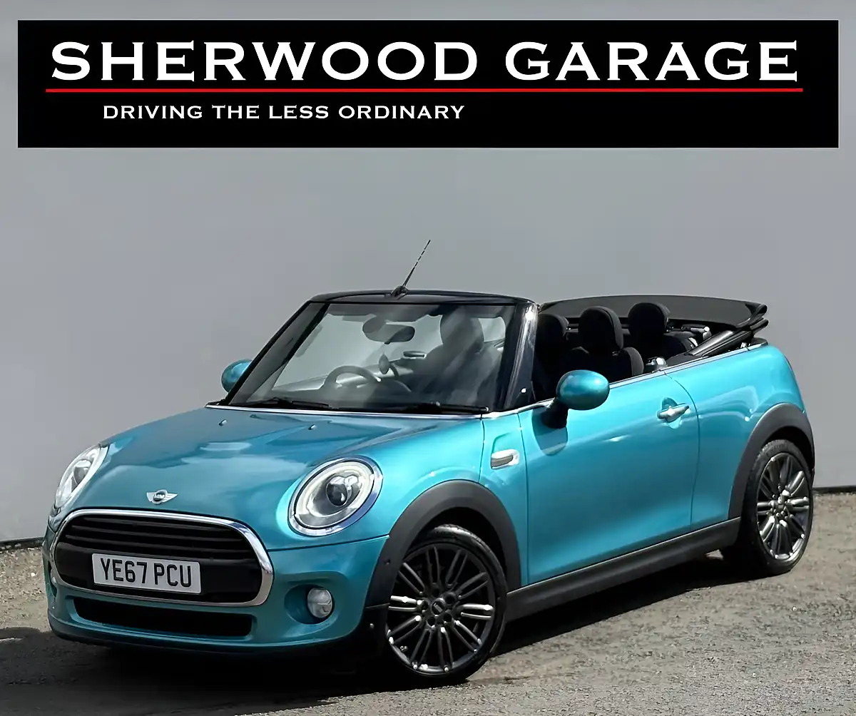 Used 2017 MINI Cooper Convertible Blue - Front View