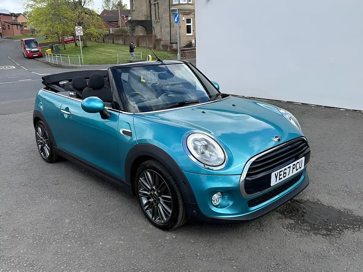 Used 2017 MINI Cooper Convertible Blue - Interior and Exterior details 10