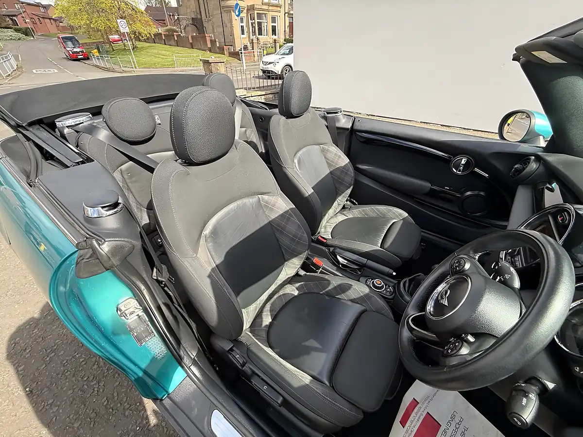Used 2017 MINI Cooper Convertible Blue - Interior and Exterior details 14