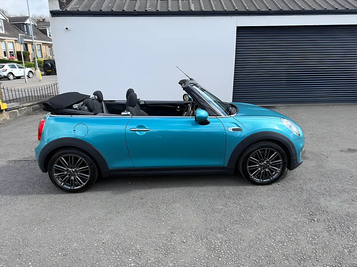 Used 2017 MINI Cooper Convertible Blue - Interior and Exterior details 2