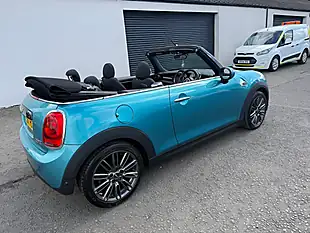 Used 2017 MINI Cooper Convertible Blue - Interior and Exterior details 3