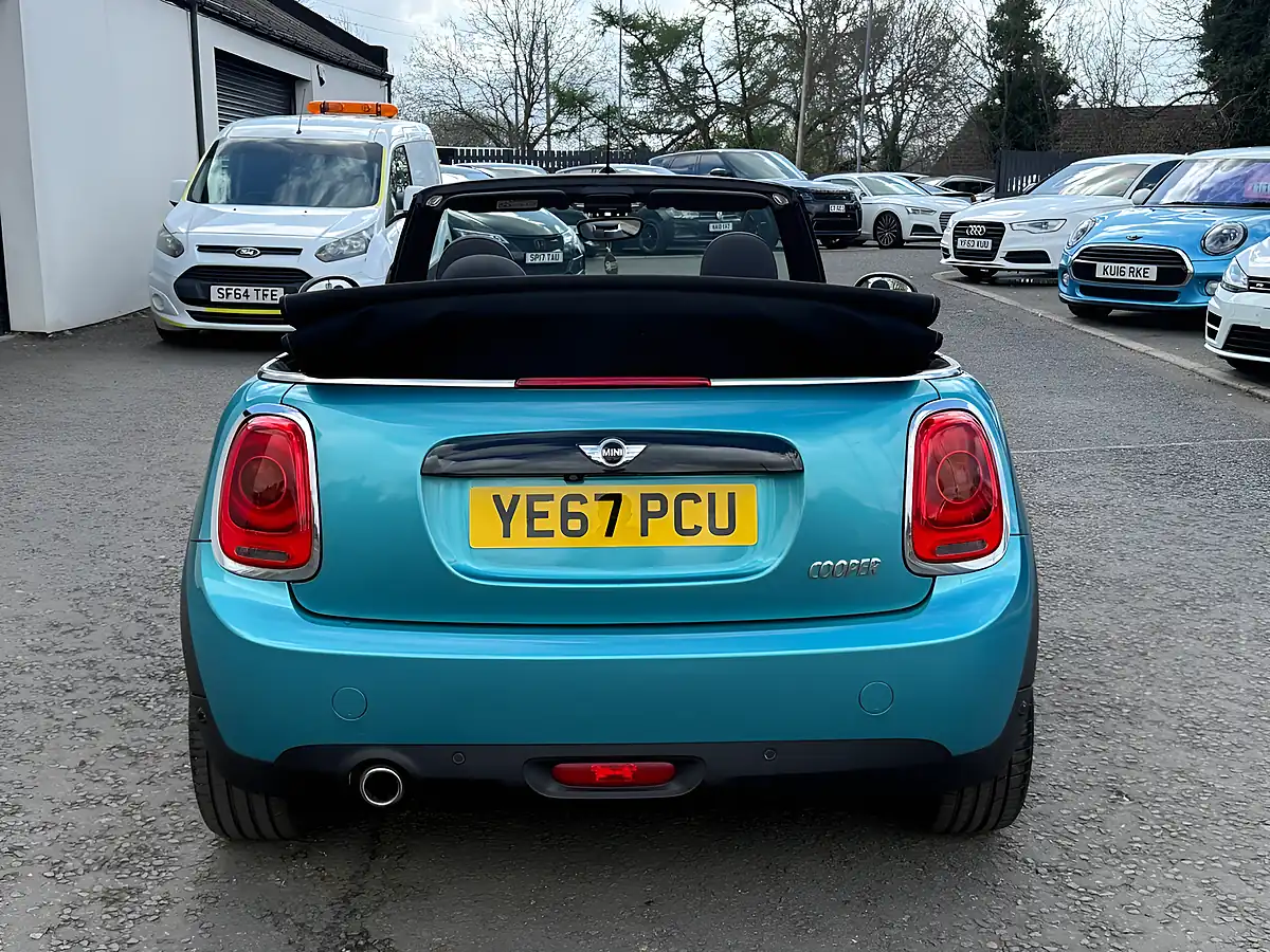 Used 2017 MINI Cooper Convertible Blue - Interior and Exterior details 5