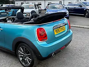 Used 2017 MINI Cooper Convertible Blue - Interior and Exterior details 6
