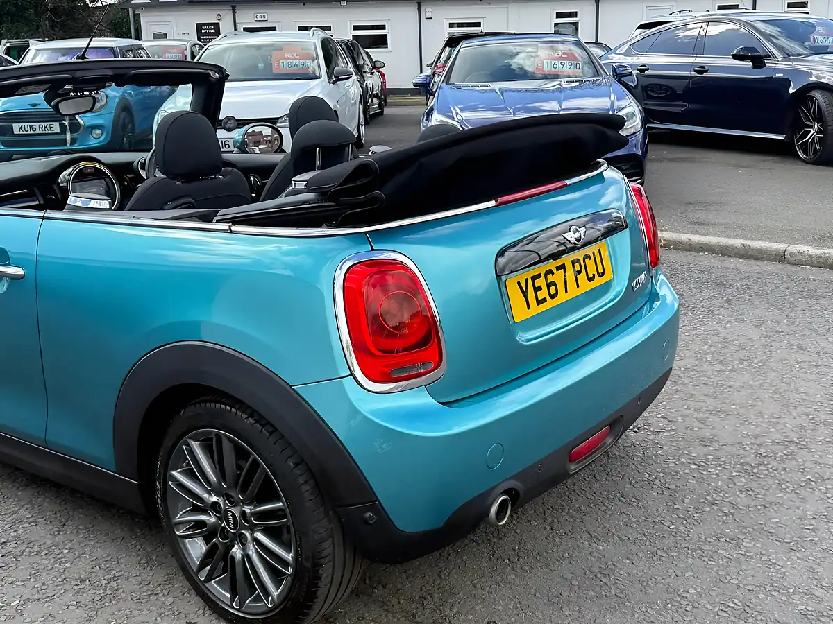 Used 2017 MINI Cooper Convertible Blue - Interior and Exterior details 6