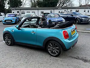 Used 2017 MINI Cooper Convertible Blue - Interior and Exterior details 7