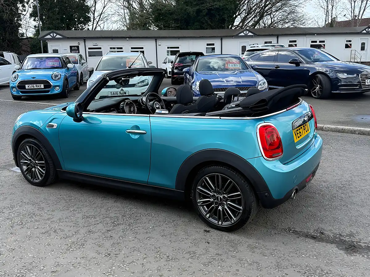 Used 2017 MINI Cooper Convertible Blue - Interior and Exterior details 7