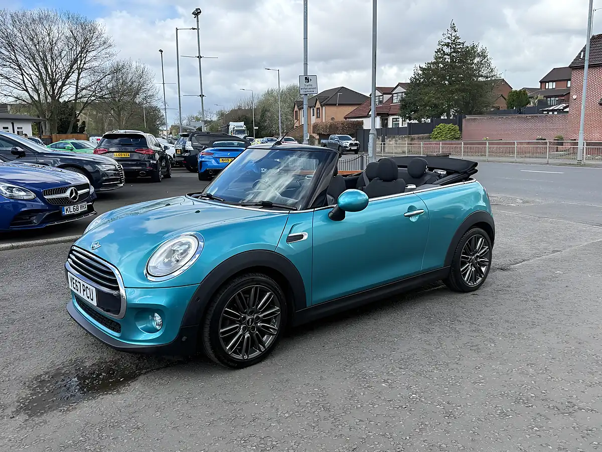 Used 2017 MINI Cooper Convertible Blue - Interior and Exterior details 8