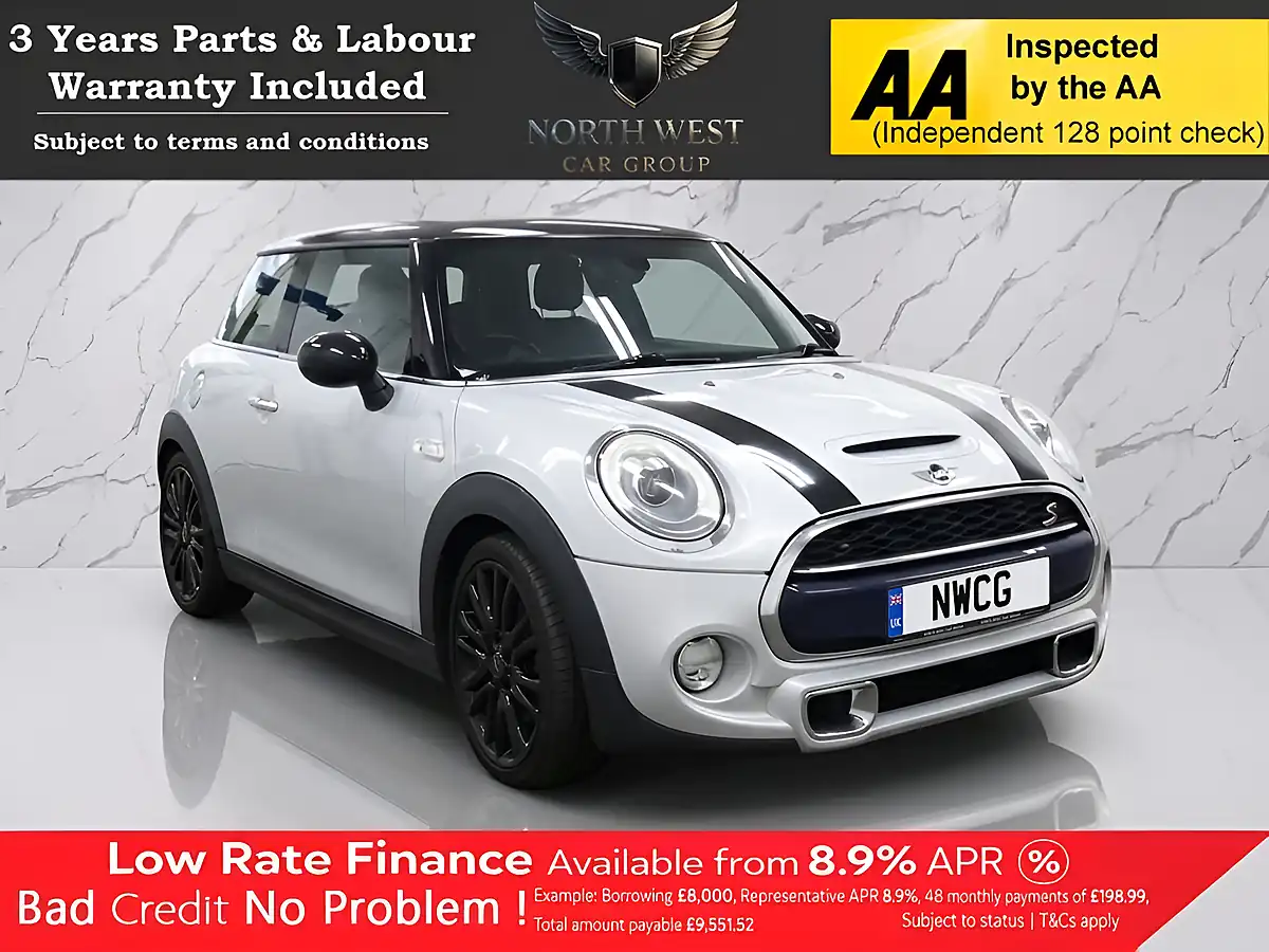 Used 2017 MINI Hatch Cooper Silver - Front View