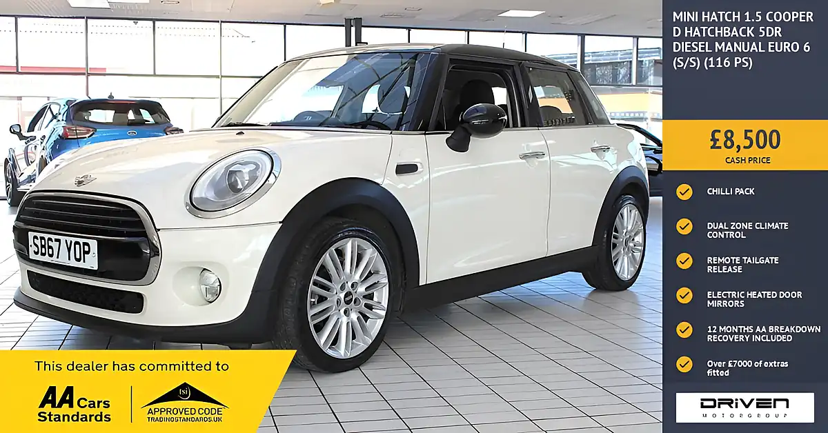 Used 2017 MINI Hatch Cooper White - Front View