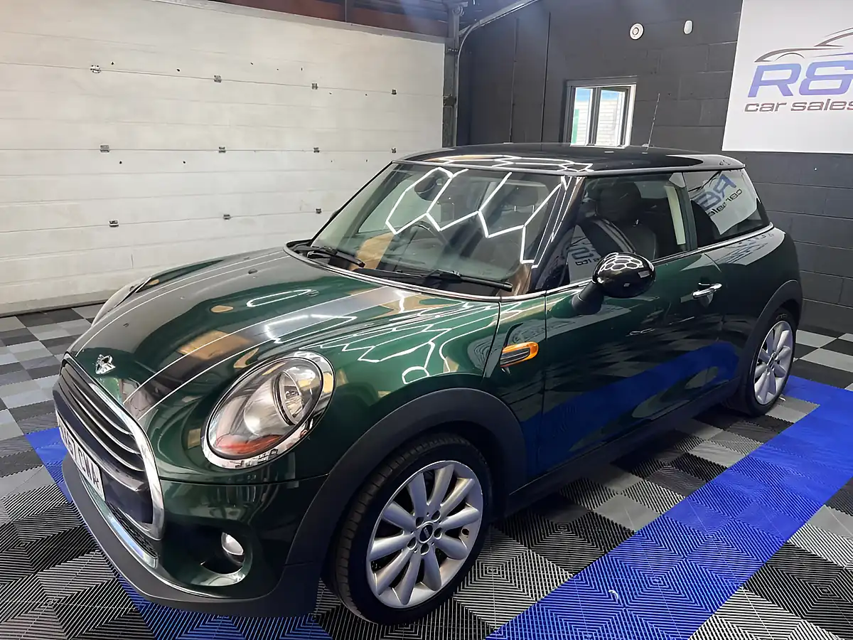 Used 2017 MINI Hatchback Cooper British Racing Green - Front View