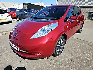 Used 2017 Nissan Leaf Tekna Red - Interior and Exterior details 2