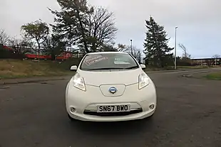 Used 2017 Nissan Leaf Tekna White - Interior and Exterior details 12
