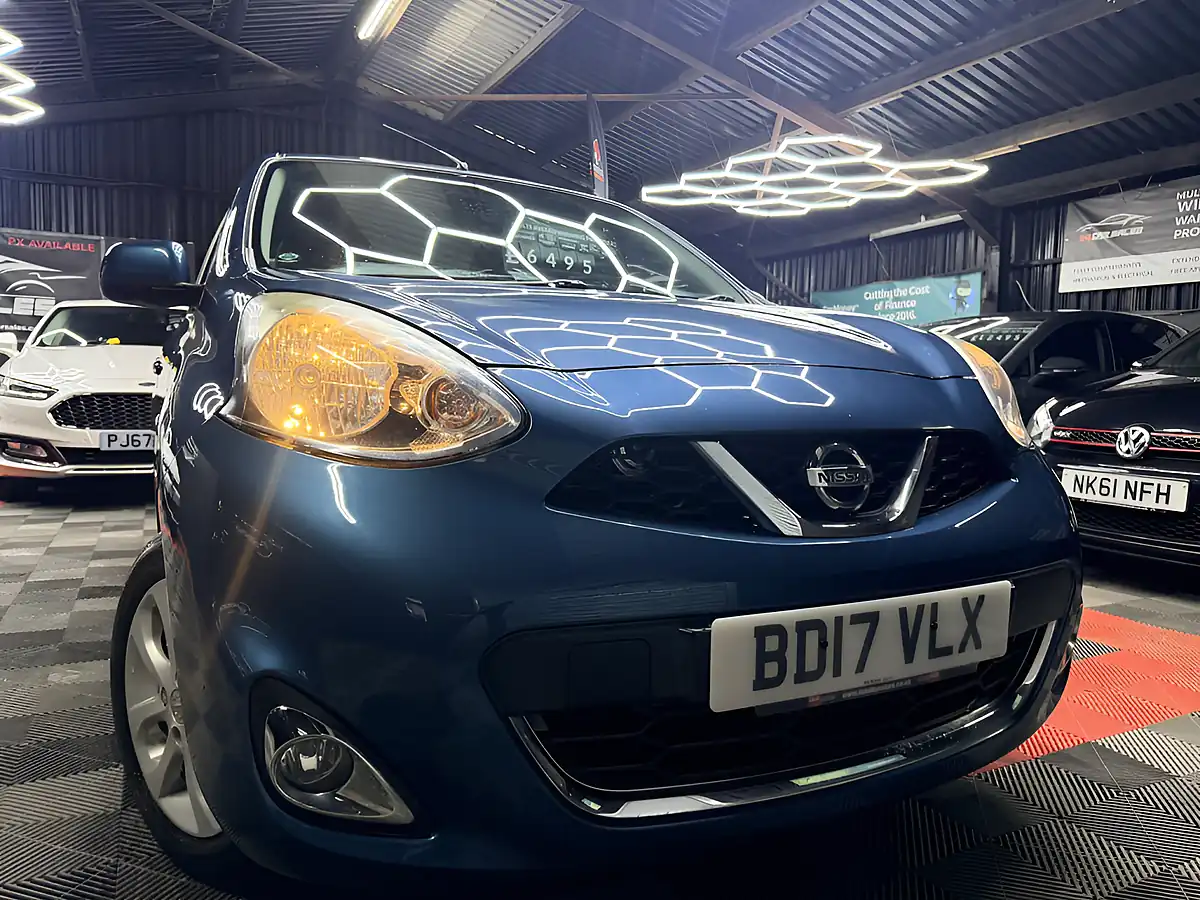 Used 2017 Nissan Micra Acenta Blue - Front View