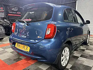Used 2017 Nissan Micra Acenta Blue - Interior and Exterior details 9