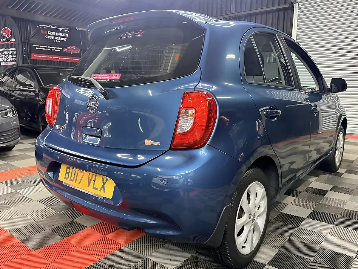 Used 2017 Nissan Micra Acenta Blue - Interior and Exterior details 9