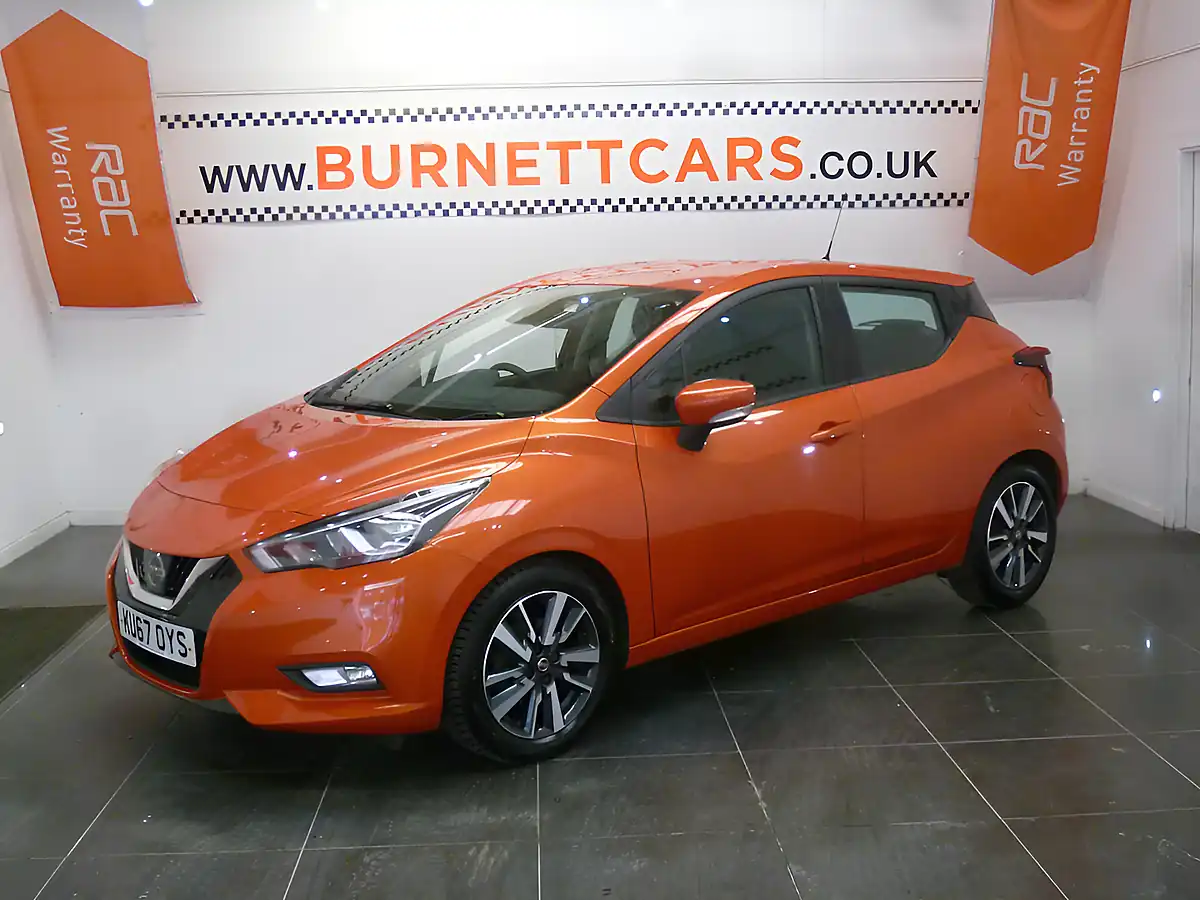 Used 2017 Nissan Micra Acenta Orange - Front View