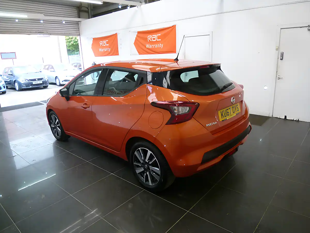 Used 2017 Nissan Micra Acenta Orange - Interior and Exterior details 6