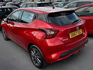 Used 2017 Nissan Micra Acenta Red - Interior and Exterior details 2