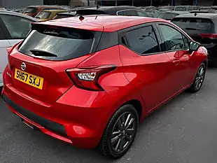 Used 2017 Nissan Micra Acenta Red - Interior and Exterior details 3