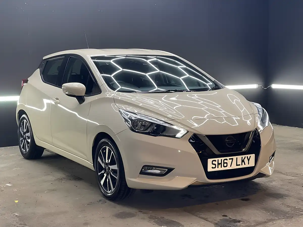 Used 2017 Nissan Micra Acenta White - Front View