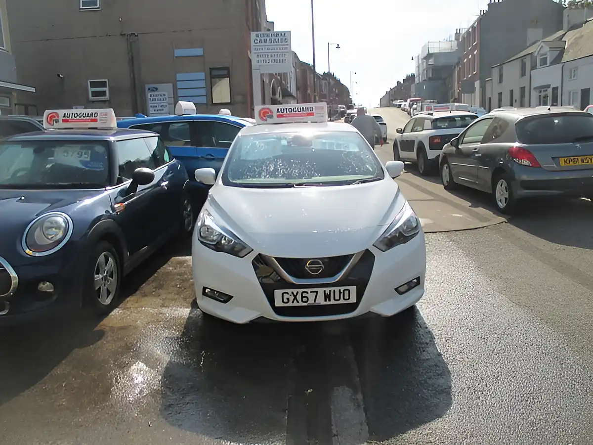 Used 2017 Nissan Micra Acenta White - Front View