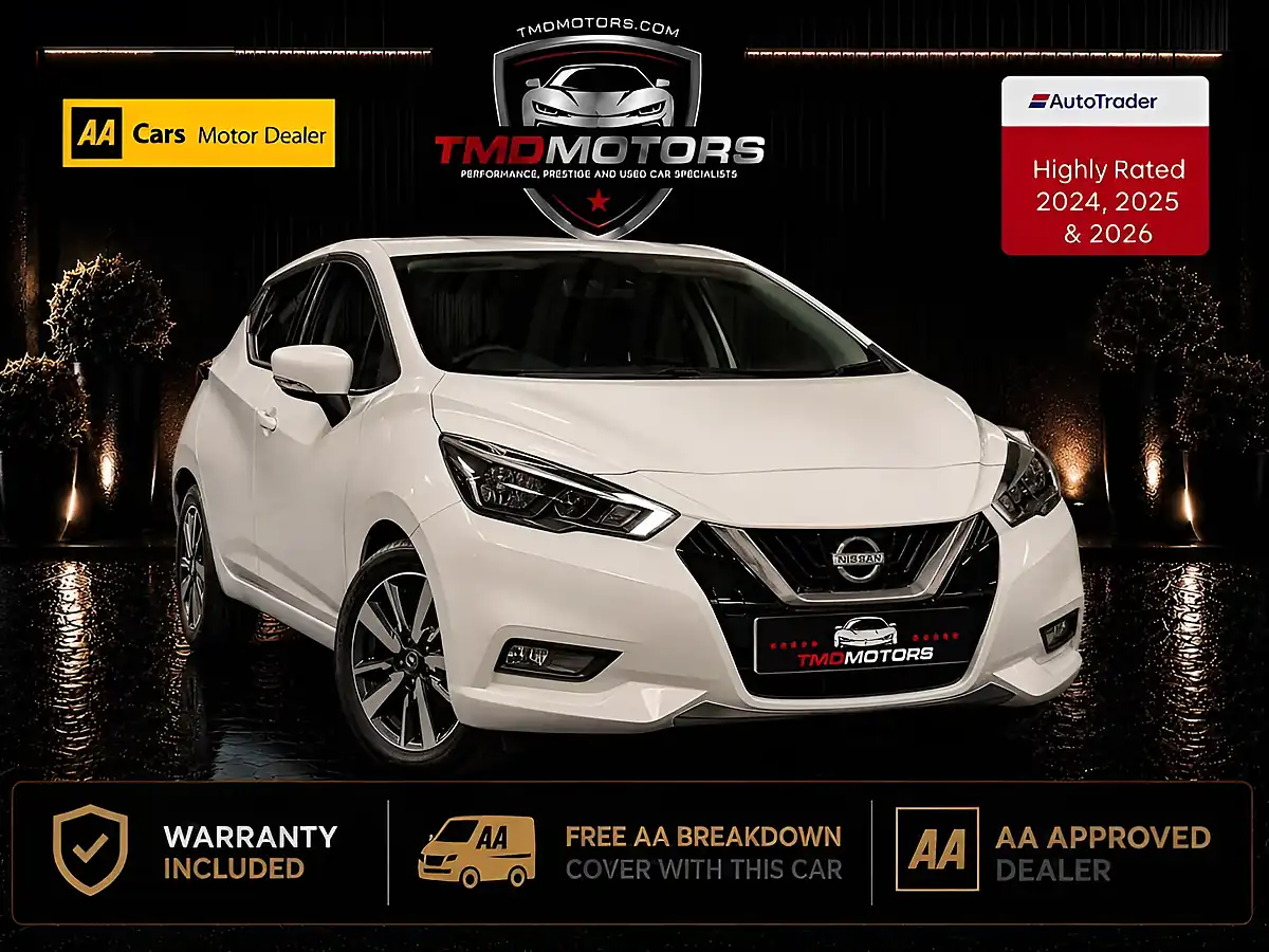 Used 2017 Nissan Micra Acenta White - Front View