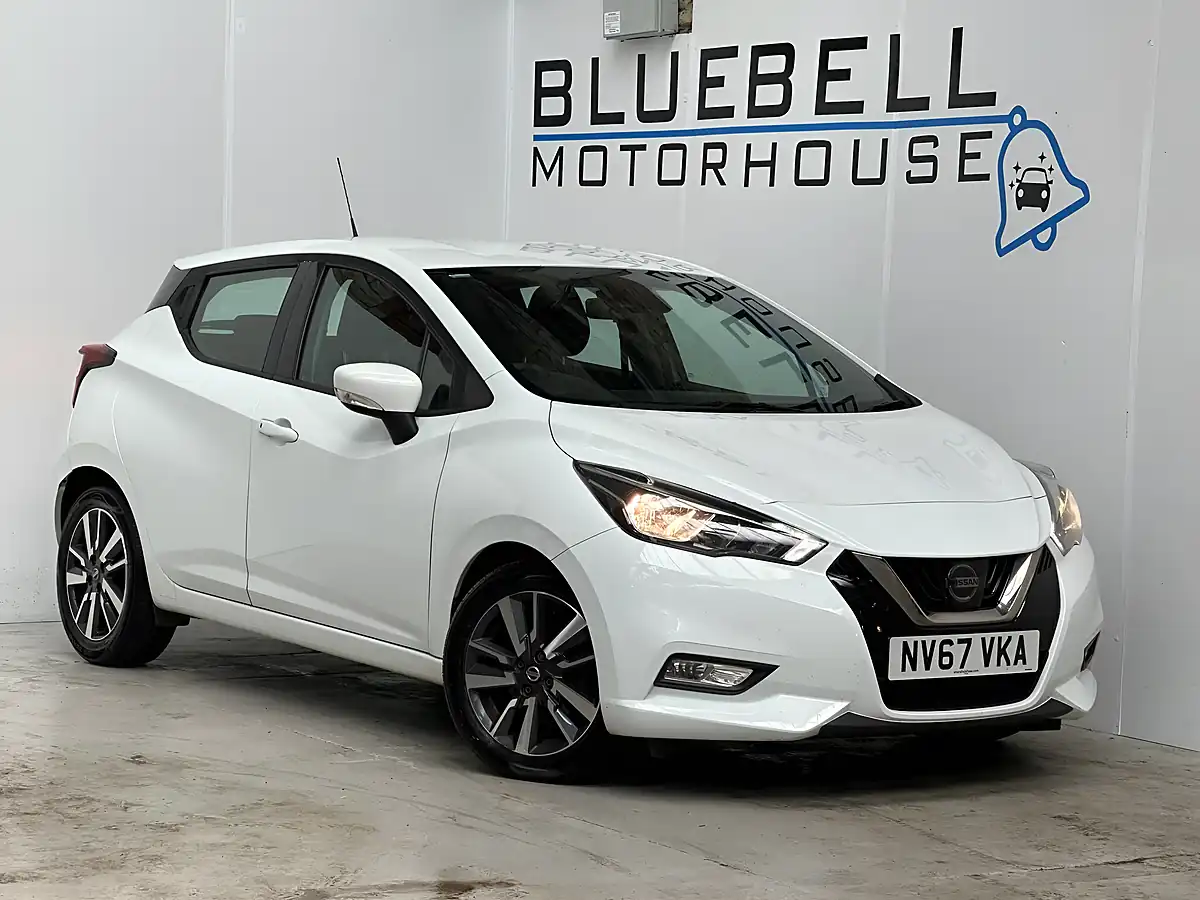 Used 2017 Nissan Micra Acenta White - Front View